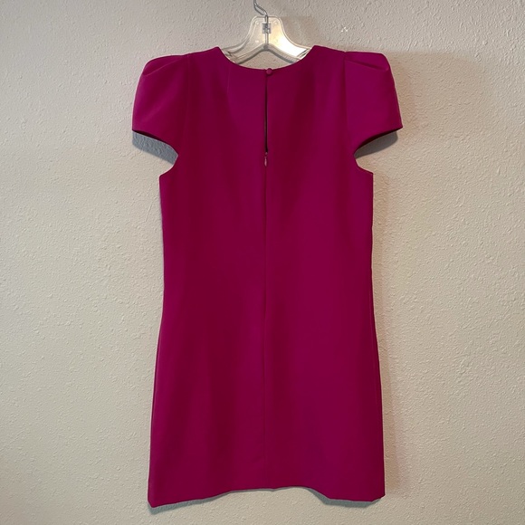 Milly Josie Puff-Sleeve Italian Cady Minidress - Picture 7 of 12